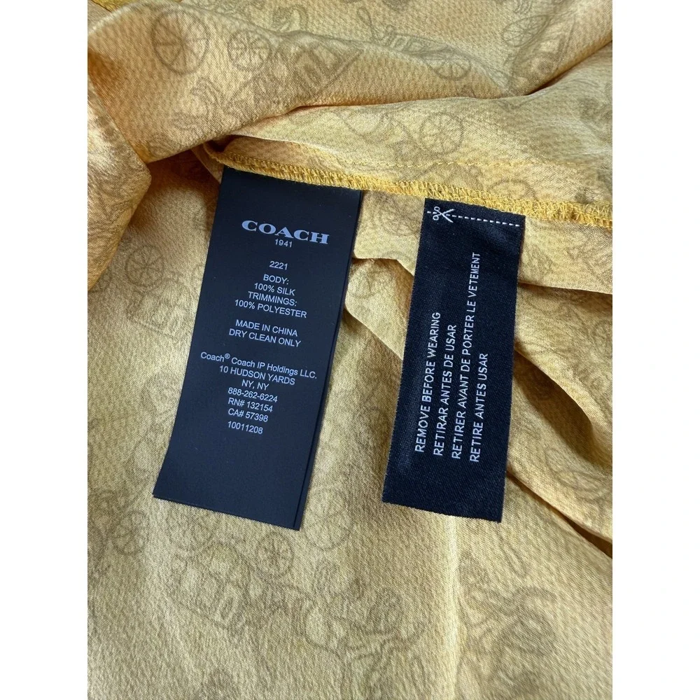 Coach blouse womens